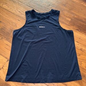 Pristine Excellent NOBULL Men’s Navy Tank Top Breathable Size: Large
